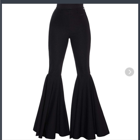 KILLSTAR Eternal super Flare pants Black trousers Small - Picture 7 of 12